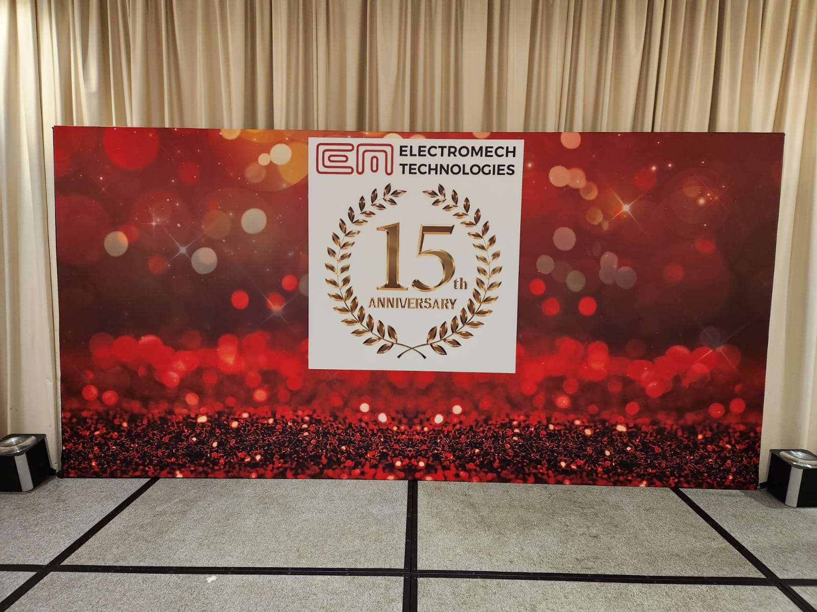 Stage Backdrop (PVC) Singapore - Events Backdrop – Build & Cut