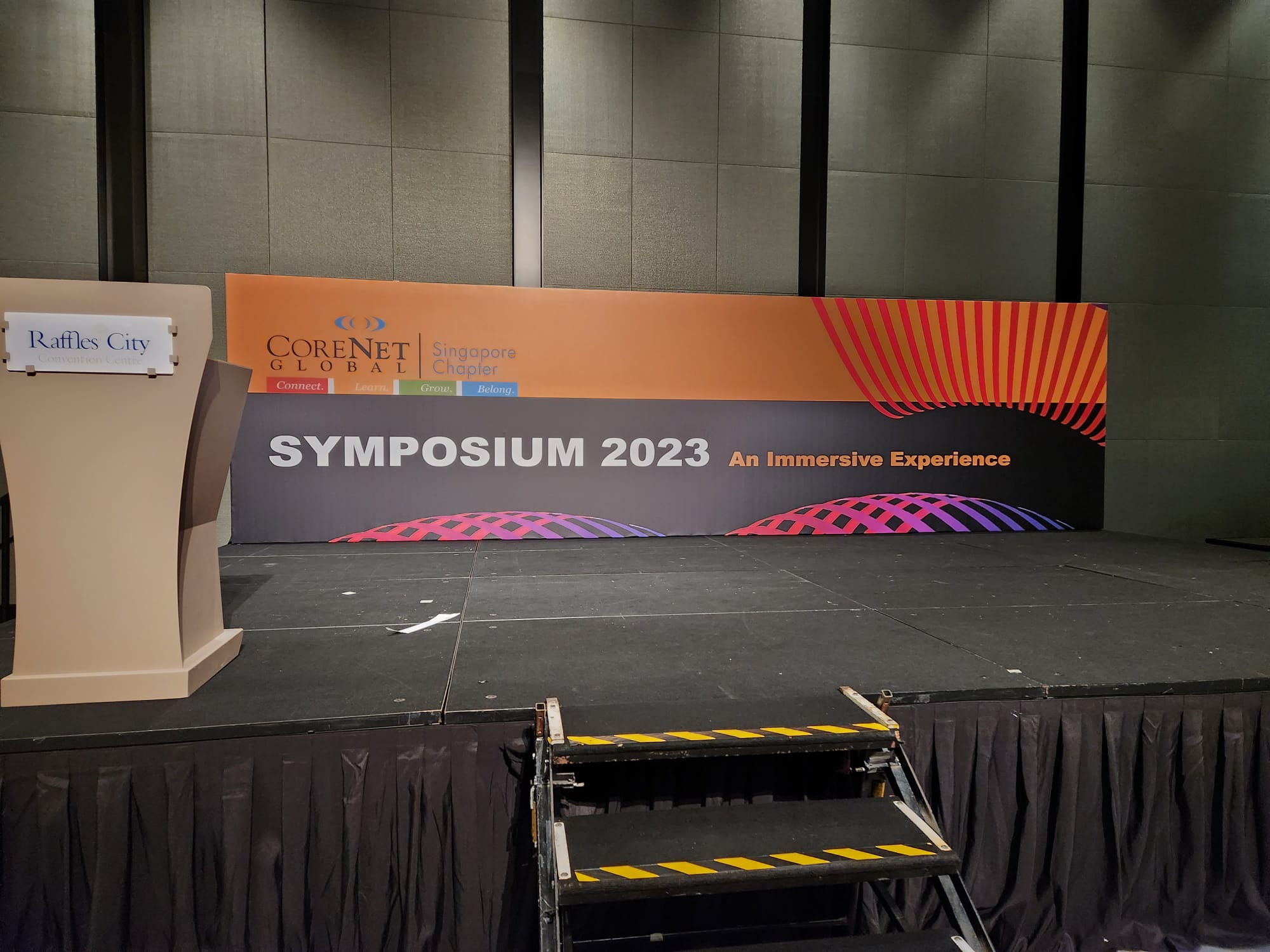 Stage Backdrop (PVC) Singapore - Events Backdrop – Build & Cut